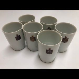 Set of Six Fukagawa Made in Japan Bird Teacups